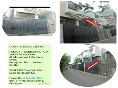 LELANG Rumah Manis Gandaria Modern Minimalis Margaguna Jakarta Selatan