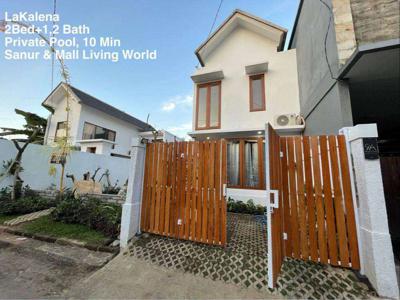 new LaKalena Villa 2bed 2bath dkt sanur ketewel mall living world