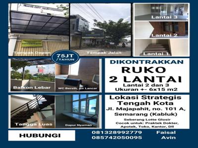 Ruko 2 Lantai di seberang Lotte Glosir Semarang