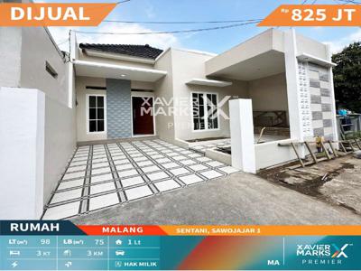 Rumah Baru Dijual di Sentani, Sawojajar 1, Kedungkandang, Malang