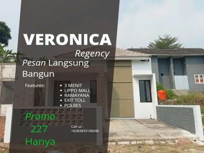 Rumah baru VERONICA REGENCY type 36/72 credit inhouse
