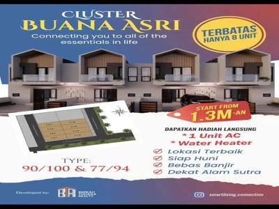 Rumah Brand New dalam cluster dekat Graha Raya