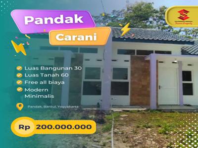 RUMAH MURAH PANDAK BANTUL YOGYAKARTA BISA KPR TANPA DP 0%