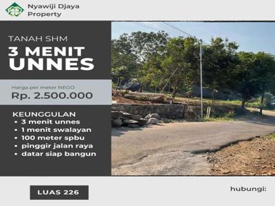 TANAH MURAH SEKITAR UNNES COCOK UNTUK KOS