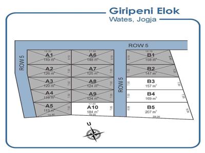 Kavling Wates di Cluster Giripeni Elok, Bisa Angsur 12 Kali