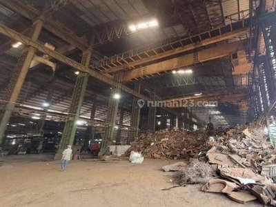 Dijual Pabrik Peleburan Besi Luas 8 Ha SHM Tangerang