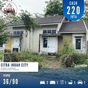 Citra Indah City Rumah murah tinggal poles