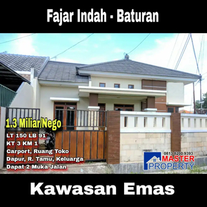 Dijual Cepat Rumah di Fajar Indah Baturan Kawasan Emas Solo Kota