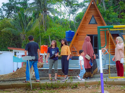 Dijual kavling kebun murah pinggir jalan di Bogor