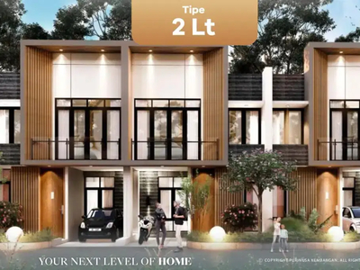 Dijual Rumah 2Lt 6x10+Rooftop 3KT 3KM, 20Jt Langsung Pilih Unit & Akad