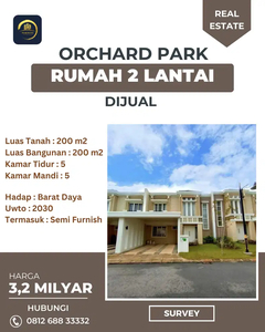 Dijual rumah Elit Orchard Park Agung Podomoro Batam Center