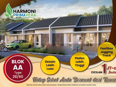 55rb keep Rumah Hunian Bersubsidi di Primavera Residence