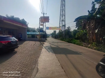 Dijual tanah komersil jl raya pagedangan BSD city harga murah