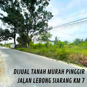 Dijual Tanah SHM Pinggir Jalan Lokasi Dekat Sma 17 Siap Bangun
