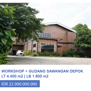 Dijual Workshop Plus Gudang Di Jl Mohtar Sawangan Depok