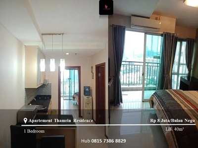 Disewakan Apartement Thamrin Residence High Floor Type I 1BR Furnished