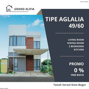 Grand alifia rumah dijual bogor kpr tanpa DP, bogor