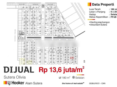 Kavling dekat CBD Alam Sutera