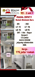 Murah jual rumah BARU di Taman cibaduyut indah (YL)