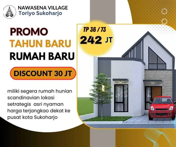 DIJUAL RUMAH murah di kota sukoharjo lokasi dekat RSUD sukoharjo