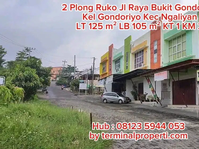 Ruko 2 plong di Jl Raya Bukit Gondoriyo Kel Gondoriyo Kec Ngaliyan