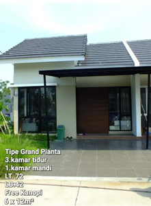 Rumah 1 lantai di Bekasi Tipe Grand Pianta Mutiara Gading City