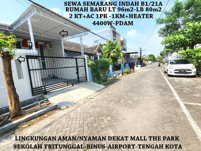 Rumah Baru Semarang Indah Dekat Mall The Park,Tritunggal,Binus,Airport
