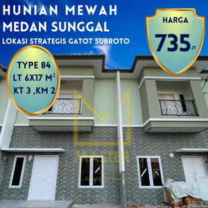 RUMAH LOKASI PREMIUM DI MEDAN SUNGGAL