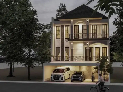 Rumah mewah 3 lantai LT 9x15m2 DP 0% Hertasning Baru Makassar
