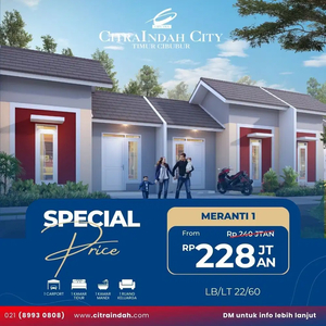 Rumah Murah Meranti 1 Citra Indah City Timur Cibubur