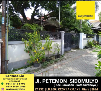 Rumah Petemon Sidomulyo Strategis 5 Menit ke Tunjungan Plaza - MURAH