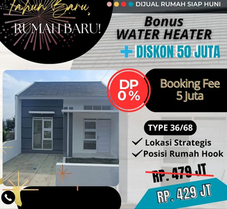 Rumah ready kpr dp 0 % haji gofur paku haji dekat cimahi