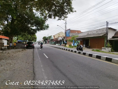 Tanah dijual di jl Bantul dekat Pasar Bantul, Lt 744m2