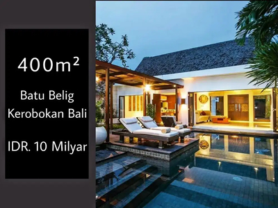 Villa Luxury 2 BR With Modern Tropical Style in Batu Belig Bali