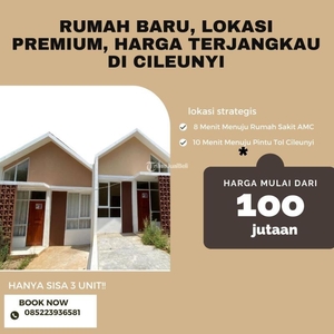 Dijual Rumah Bebas Banjir 1 Lantai di Cileunyi Lokasi Strategis - Bandung Jawa Barat