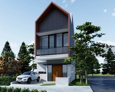 Dijual Rumah Modern Tropis 2 Lt Plus Roof Top Di Sariwangi Bandung