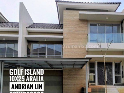 Disewakan Cepat Rumah Golf Island 10x25 Standart Develover