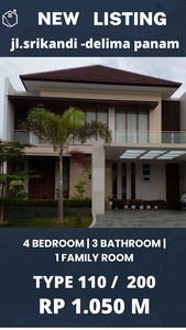 Rumah 2 Lantai Bari Di Kawasan Jl Srikandi Delima PanaM