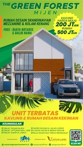 Rumah Baru Konsep Scandinavian di Mijen Semarang