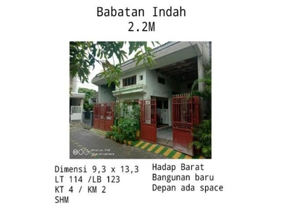 Rumah Dijual, Wiyung, Surabaya, Jawa Timur