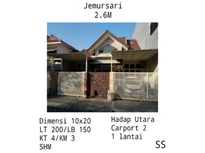 Rumah Dijual, Wonocolo, Surabaya, Jawa Timur