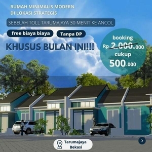 Rumah Komersil Tanpa DP Belakang Mutiara Gading City