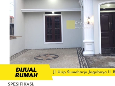 Rumah Minimalis Dekat Lampung Walk dan Rumah Sakit di Urip Sumoharjo