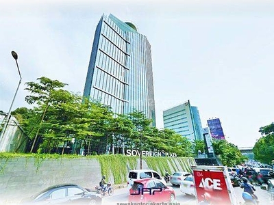 Sewa Kantor Sovereign Plaza Luas 129 M2 Furnished Tb Simatupang