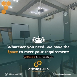 Anthophila Coworking Space Ruang Kantor Kerja Disewakan - Malang Kota Jawa Timur
