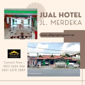 Dijual Hotel 2 Lantai 31 Kamar Jalan Merdeka - Kota Pontianak