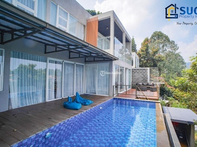 Dijual Ready Rumah Mewah Tipe Downslipe Dago Village Bonus Furnish dan Swimming Pool - Bandung Kota