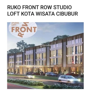 Dijual Ruko 3 Lantai Front Row Studio Loft Kota Wisata Cibubur - Bogor Jawa Barat