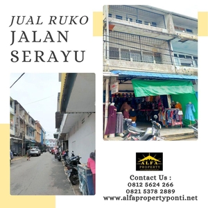 Dijual Ruko Jalan Serayu LT 4x22m 3KM SHM Siap Pakai Lokasi Strategis - Kota Pontianak