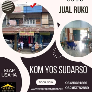 Dijual Ruko Luas 4x28 m di Kom Yos Sudarso - Pontianak Kalimantan Barat